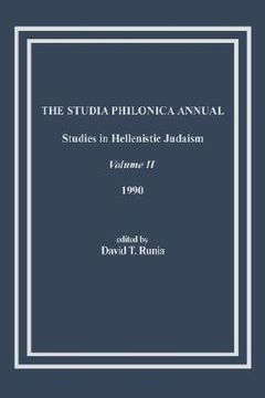 portada the studia philonica annual, ii, 1990