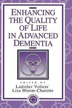 portada enhancing the quality of life in advanced dementia (en Inglés)