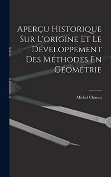 portada Aperçu Historique sur L'origine et le Développement des Méthodes en Géométrie (in French)
