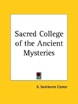portada sacred college of the ancient mysteries (en Inglés)