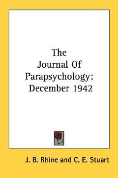 portada the journal of parapsychology: december 1942