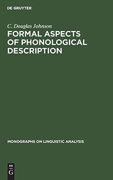 portada Formal Aspects of Phonological Description (in English)