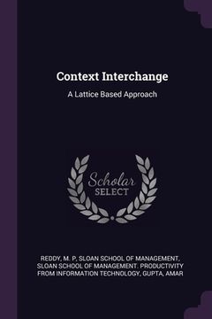 portada Context Interchange: A Lattice Based Approach (in English)