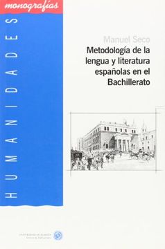 portada Metodologia de la Lengua y Literatura Españolas en el Bachillerat o