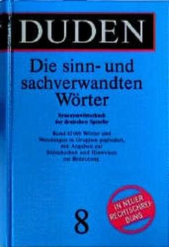 portada Dudden 8: Di Sinn-Und Sachverwandten Worter: Synonymworterbuch der Deutschen Sprache