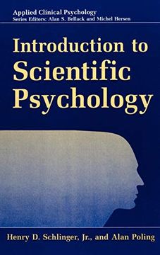 portada Introduction to Scientific Psychology (Nato Science Series b: ) (en Inglés)