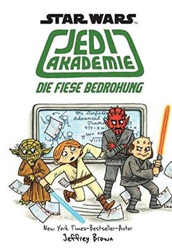 portada Star Wars Jedi Akademie: Bd. 3: Die Fiese Bedrohung (en Alemán)
