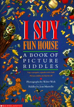 i spy fun house,a book of picture riddles (en Inglés)