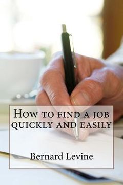 portada How to find a job quickly and easily (in English)