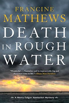portada Death in Rough Water (a Merry Folger Nantucket Mystery) (en Inglés)