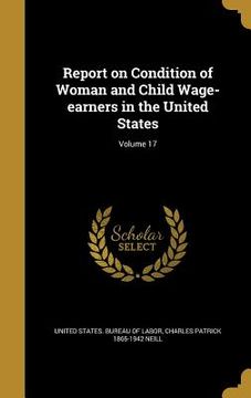 portada Report on Condition of Woman and Child Wage-earners in the United States; Volume 17 (en Inglés)