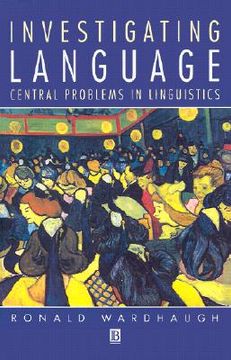 portada investigating language: central problems in linguistics (en Inglés)