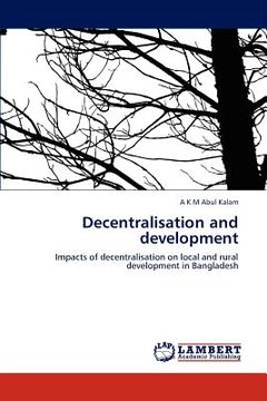 portada decentralisation and development (en Inglés)