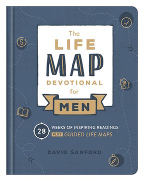 portada Life Map Devotional for Men: 28 Weeks of Inspiring Readings Plus Guided Life Maps (en Inglés)