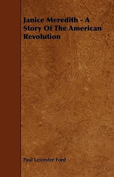portada janice meredith - a story of the american revolution (en Inglés)