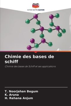 portada Chimie des bases de schiff (en Francés)