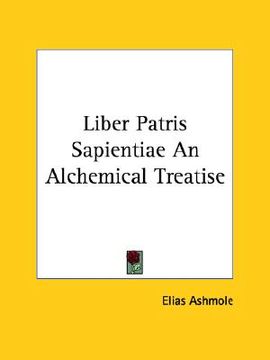 portada liber patris sapientiae an alchemical treatise (en Inglés)
