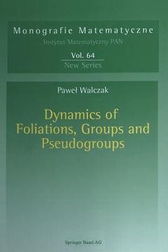 portada Dynamics of Foliations, Groups and Pseudogroups (en Inglés)