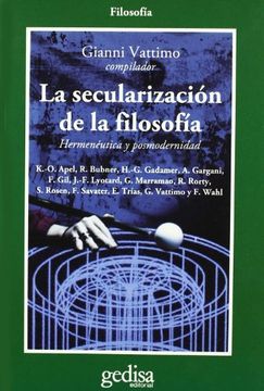 portada La Secularización de la Filosofía (Cla-De-Ma) (in Spanish)