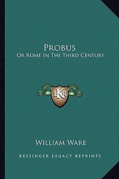 portada probus: or rome in the third century