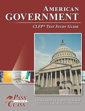 portada American Government Clep Test Study Guide (en Inglés)