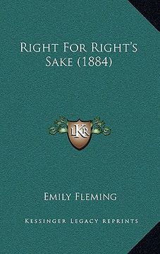 portada right for right's sake (1884) (in English)