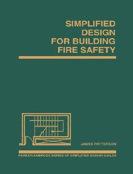 portada simplified design for building fire safety (en Inglés)