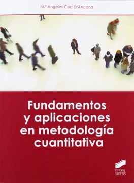 portada Fundamentos y Aplicaciones en Metodología Cuantitativa (in Spanish)