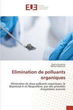 portada Elimination de polluants organiques (in French)