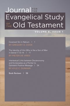 portada Journal for the Evangelical Study of the Old Testament, 6.1 (en Inglés)