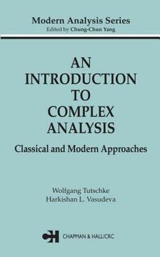 portada an introduction to complex analysis: classical and modern approaches (en Inglés)