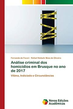 portada Análise Criminal dos Homicídios em Brusque no ano de 2017