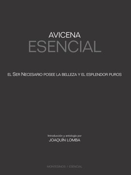 portada Avicena, Esencial: El ser Necesario Posee la Belleza y el Esplendor Puros (in Spanish)