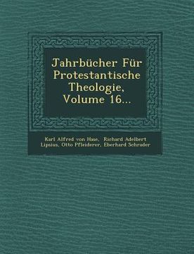 portada Jahrbücher Für Protestantische Theologie, Volume 16... (en Alemán)