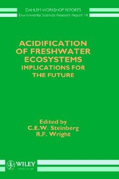 portada acidification of freshwater ecosystems: implications for the future (en Inglés)