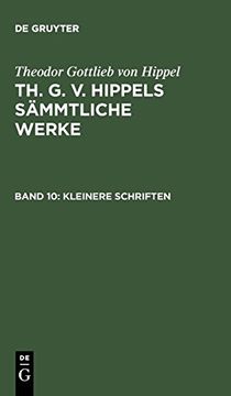 portada Kleinere Schriften (en Alemán)