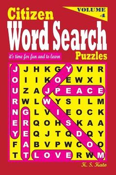 portada Citizen Word Search Puzzles, Vol. 4 (en Inglés)