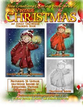 portada New Creations Coloring Book Series: Vintage Christmas (in English)