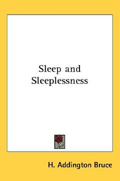portada sleep and sleeplessness