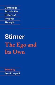 portada Stirner: The ego and its own Paperback (Cambridge Texts in the History of Political Thought) (en Inglés)