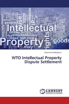 portada Wto Intellectual Property Dispute Settlement