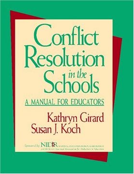 portada conflict resolution in the schools,a manual for educators (en Inglés)
