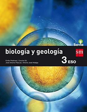 portada Biología y geología. 3 ESO. Savia. Trimestres