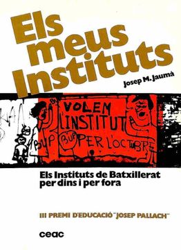 portada Els Meus Instituts (Catalán).