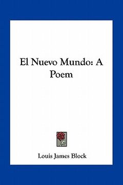 portada el nuevo mundo: a poem (in English)