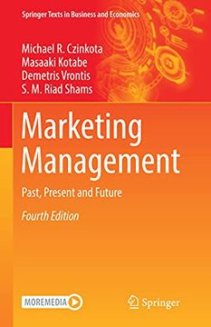 portada Marketing Management: Past, Present and Future (en Inglés)