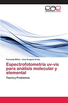 portada Espectrofotometría Uv-Vis Para Análisis Molecular y Elemental