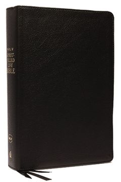 portada Nkjv, Spirit-Filled Life Bible, Third Edition, Genuine Leather, Black, Thumb Indexed, red Letter, Comfort Print: Kingdom Equipping Through the Power of the Word (in English)