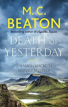 portada Death of Yesterday (Hamish Macbeth) (en Inglés)