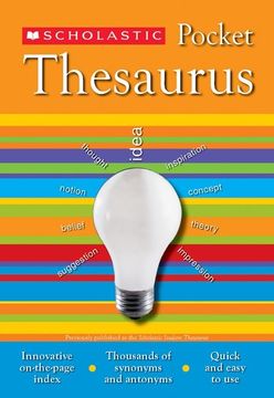 portada Scholastic Pocket Thesaurus (Scholastic Reference) 